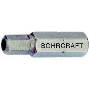 Bohrcraft schroefbits 1/4 inch met gat voor binnenzeskantschroeven, SW 2,0 x 25 mm los/fabrieksverpakking, 1 stuk, 61701500225