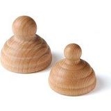 Erzi 47081 Woodroll Trigger Set naturel van hout voor gerichte trigger- en dieptemassage