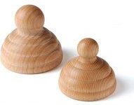 Erzi 47081 Woodroll Trigger Set naturel van hout voor gerichte trigger- en dieptemassage