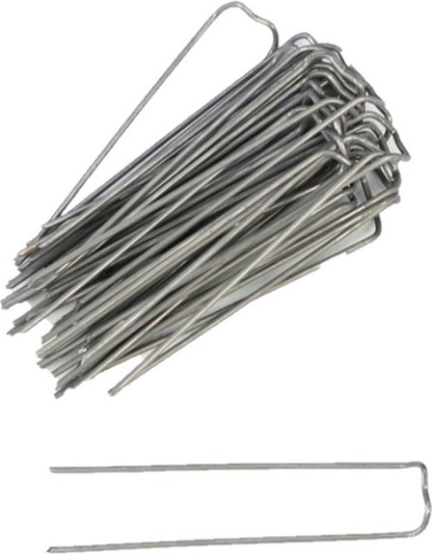 HBX Natural Living steekkrammen - 50x st - 10-40 mm - krammetjes/patentkrammen/klemmetjes