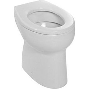 Plieger - Brussel New - Toiletpot - Wit - Vlakspoel
