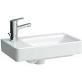 Laufen PRO S fontein 48x28 afzet links bak rechts 1xkrgt.met ovrl, wit