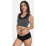 Sassa Mode - Sportbh - Donkergrijs - Impactlevel 4 - Dames