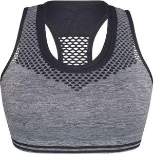 Sassa Mode - Sportbh - Donkergrijs - Impactlevel 4 - Dames