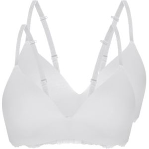 Sassa - Classic - BH - Wit - 2 Pack - Multiway Bandjes - Effen