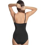 Sassa - 00500 - Body - Zwart - Huidvriendelijk Microware, Gladde Cups, Haak- en Oogsluiting