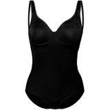 Sassa - 00500 - Body - Zwart - Huidvriendelijk Microware, Gladde Cups, Haak- en Oogsluiting