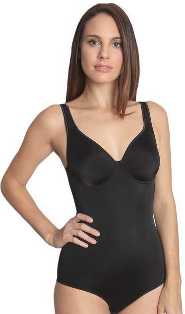 Sassa - 00500 - Body - Zwart - Huidvriendelijk Microware, Gladde Cups, Haak- en Oogsluiting