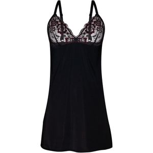 Sassa Mode - Winter Night - Slipdress - Zwart/Rood