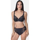 Sassa - BH - Antraciet - Demi Cup - Met Beugel - 2 Pack