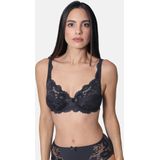 Sassa - BH - Antraciet - Demi Cup - Met Beugel - 2 Pack