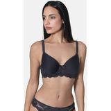 Sassa Mode - Classic Lace - Voorgevormde Beugelbh - Donkergrijs