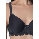 Sassa Mode - Classic Lace - Voorgevormde Beugelbh - Donkergrijs