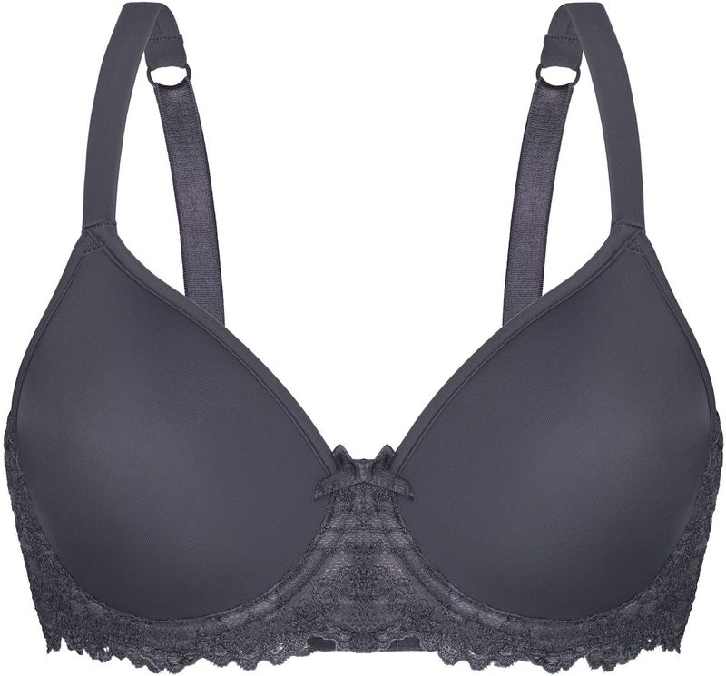 Sassa Mode - Classic Lace - Voorgevormde Beugelbh - Donkergrijs