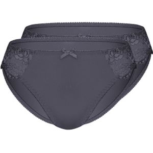 Sassa Mode - Classic Lace - Slip - Donkergrijs