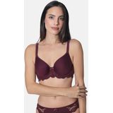 Sassa Mode - Classic Lace - Voorgevormde Beugelbh - Donkerrood