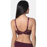Sassa Mode - Classic Lace - Voorgevormde Beugelbh - Donkerrood
