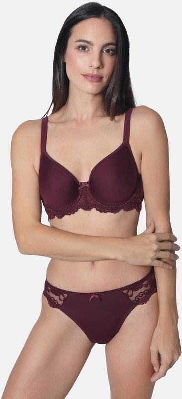 Sassa Mode - Classic Lace - Slip - Donkerrood