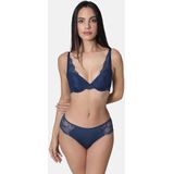 Sassa - EYELASH BLINK - BH - Donkerblauw - Full Cup - Push-up