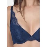 Sassa - EYELASH BLINK - BH - Donkerblauw - Full Cup - Push-up