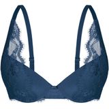 Sassa - EYELASH BLINK - BH - Donkerblauw - Full Cup - Push-up