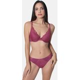 Sassa - Winter Ensemble - Voorgevormde Beugelbh - Fuchsia