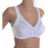 Sassa - 12906 - Soft BH zonder Beugel - Wit - 85% Polyester, 15% Elastaan, Grote Maten
