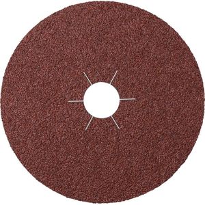 Klingspor 11014 CS 561 vezelschijf, korrel 50, korund, 125 mm, bruin