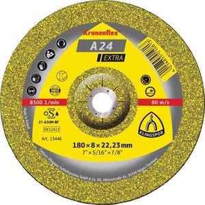 KLINGSPOR Schruppscheibe A 24 Extra D 125 x S 6 mm - 188466