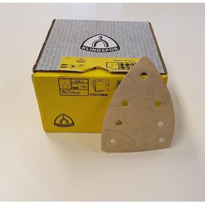 1x100 Klingspor PS 33 CK schijf papier klittenb. korrel 80 GLS24