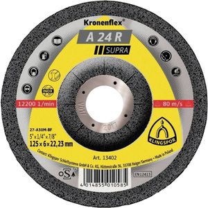 Klingspor Afbraamschijf | D125xS4mm | gebogen staal | gat 22,23 mm | 10 stuks - 240831 240831