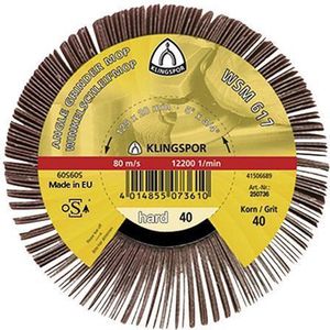 Klingspor - Haakse Lamellenslijper - Bruin - Ø 125 mm - Korund