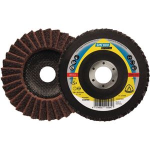 KLINGSPOR Fächerscheibe SMT 800 Ø 125 mm Körnung medium konisch INOX Normalkorund - 278499