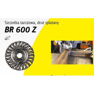 Klingspor K.borstel TARCZOWA 125mm M14 BR600Z draad SKRĘCANY