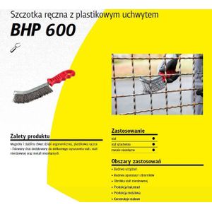 Klingspor K.borstel RĘCZNA houder plastic BHP600 staaldraad