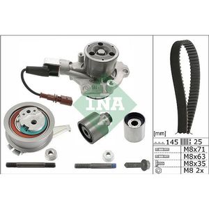 Waterpomp + distributieriem set PowerGrip® INA 530 0759 30