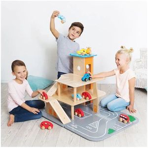 Houten speelgoed garage XXL