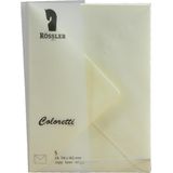 Rössler Briefumschläge Coloretti VE=5 Stück C6 creme
