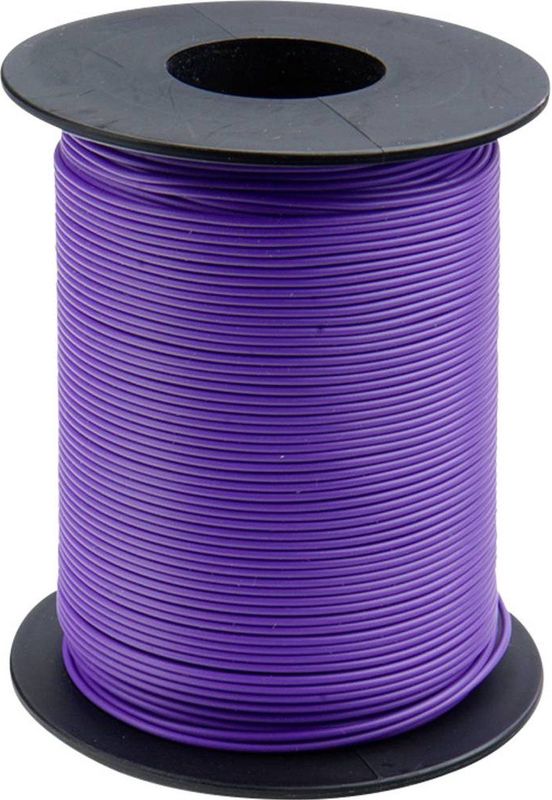 Donau Elektronik 119-16 - Draad - Violet - 1 x 0.14 mm² - 100 m