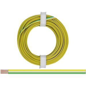 Donau Elektronik 325-354 Draad 3 x 0.25 mm² Geel, Wit, Groen 5 m