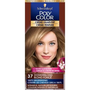 Poly Color Creme Haarverf 37 - Donkerblond - 1 stuk