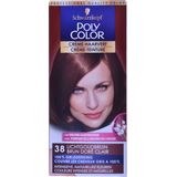 Schwarzkopf Poly Color Crème 38 Lichtgoudbruin Permanente Haarverf