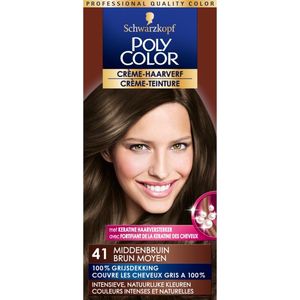 Schwarzkopf Poly Color Tint Haarkleur - 41 Medium Brown