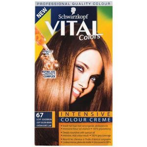 Vital Colors 67 Licht Goudbruin  - Haarverf