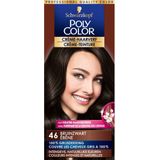 Poly Color Crème Permanente Haarverf 46 Bruin Zwart 90 ml