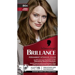 Schwarzkopf - Brillance - Haarkleuring - Warm Brown - 140 ml