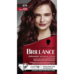 Schwarzkopf - Brillance 876 Noble Mahogany - Haarkleuring - 160 ml