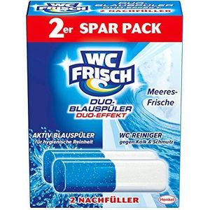 WC Fris Duo-blauwe spoeler zeefrisse navuller, 10-pack (10 x 2 stuks)