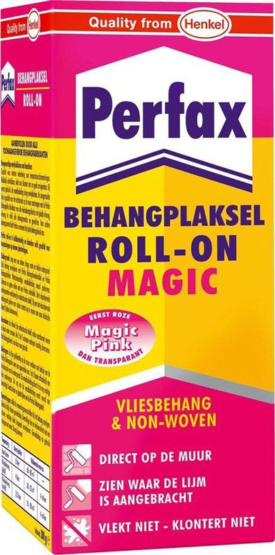Perfax - Behanglijm Magic - Behangplaksel - Roze - 200 gr