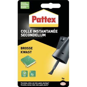 Pattex - Secondelijm Kwast - Vloeibare Secondelijm - Transparant - Met Kwastapplicator